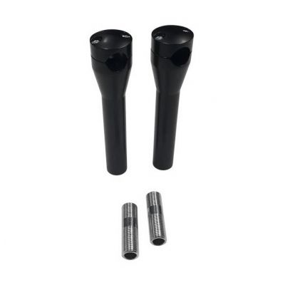 Nástavce řídítek Motorrad Burchard Glide Style 25,4mm, 200mm - chrom - otvor na kabely